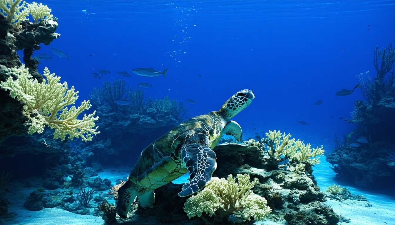 Marine animal encounters and underwater adventures